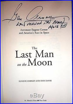 SALE! Gene Cernan Signed Book First Edition First printing Apollo 17