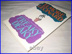 SCARCE SIGNED Freaky Deaky Elmore Leonard FIRST EDITION USA 1988 DW VG/VG 1st1st