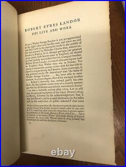 SELECTIONS from Robert Eyres Landor First Edition Limited Edition Signed 1927