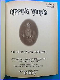 SIGNED 1ST EDITION Ripping Yarns MICHAEL PALIN & TERRY JONES Monty Python