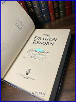 SIGNED 1st/1st The Dragon Reborn by Robert Jordan FIRST EDITION Wheel of Time