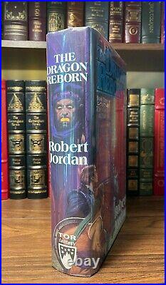 SIGNED 1st/1st The Dragon Reborn by Robert Jordan FIRST EDITION Wheel of Time