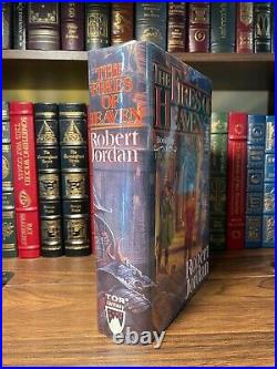 SIGNED 1st/1st The Fires of Heaven Robert Jordan FIRST EDITION Wheel of Time