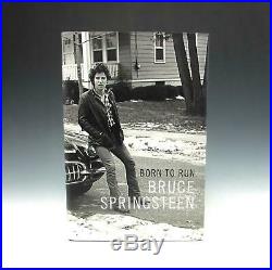 SIGNED 1st Edition BORN TO RUN Bruce Springsteen Autographed 2016 Hardcover Book