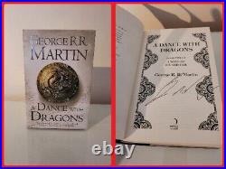 SIGNED A Dance With Dragons 1st Edition 1st pt George R R Martin Game Of Thrones