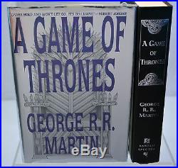 SIGNED A Game Of Thrones by George R. R. Martin 1996 FIRST EDITION 1st Print HC