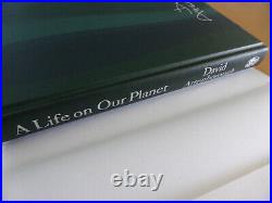 SIGNED A Life on Our Planet FIRST EDITION David Attenborough Bookplated 1st