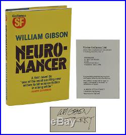 SIGNED ADVANCE REVIEW COPY Neuromancer WILLIAM GIBSON First UK Edition 1984 1st
