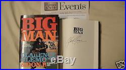 SIGNED BOOK Big Man Clarence Clemons 1/1 DJ HC E-STREET First Edition Print RIP