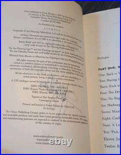 SIGNED By Stirling Moss & Anthony Horowitz Trigger Mortis 1st Edition Book Bond