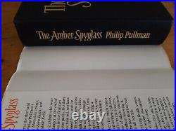 SIGNED COPY The Amber Spyglass Philip Pullman HARDBACK 1st EDITION 1st PRINT