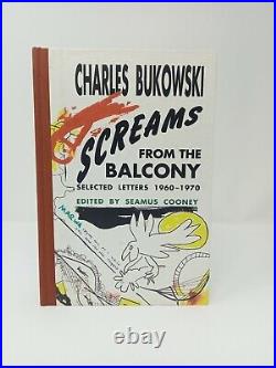 SIGNED Charles Bukowski Screams From The Balcony First Edition