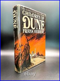 SIGNED Children of Dune FIRST EDITION Frank HEBERT 1976