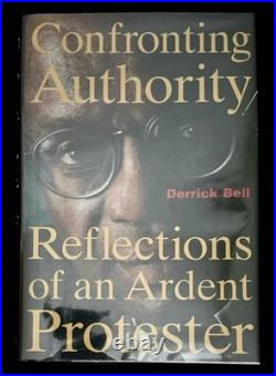 SIGNED Confronting Authority HC DJ 1st/1st Derrick Bell 1994 Like New CRT VG+