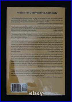 SIGNED Confronting Authority HC DJ 1st/1st Derrick Bell 1994 Like New CRT VG+