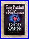 SIGNED DOODLED Neil Gaiman Terry Pratchett GOOD OMENS Gollancz 1st / 1st HBDJ