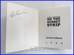 SIGNED- Edward Ruscha Every building on the Sunset Strip 1966 First Edition Ed