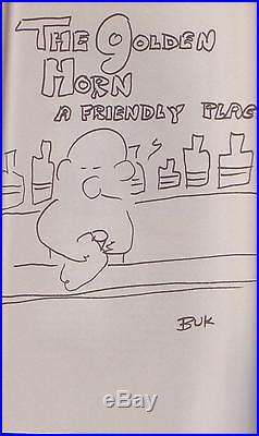 SIGNED, FIRST EDITION (#110/200) 20 Charles Bukowski Drawings in Barfly