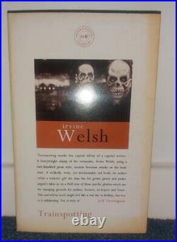 SIGNED FIRST EDITION 2nd TRAINSPOTTING by IRVINE WELSH 1993 SECKER French Flaps