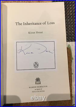 SIGNED FIRST EDITION 7TH PRINT BOOKER WINNER The Inheritance of Loss Kiran Desai