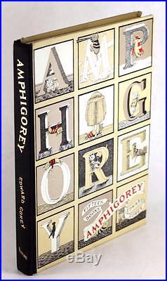 SIGNED FIRST EDITION EDWARD GOREY 1972 AMPHIGOREY HARDCOVER withDJ ANTHOLOGY