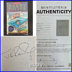 SIGNED FIRST EDITION Harry Potter and the Chamber of Secrets JK Rowling 1998