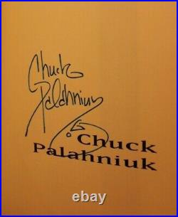 SIGNED Fight Club by Chuck Palahniuk 1st Edition Later Printing 2017