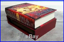SIGNED Fire And Blood, First 1st Edition. George R R Martin. A Game Of Thrones