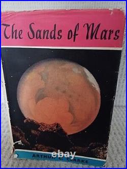 SIGNED First Edition Arthur C Clarke The Sands of Mars 1951