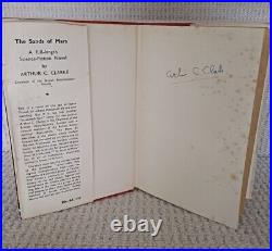 SIGNED First Edition Arthur C Clarke The Sands of Mars 1951