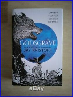 SIGNED First Edition Godsgrave (Nevernight Chronicle) by Jay Kristoff Black Edge
