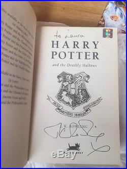 SIGNED Harry Potter and The Dealthy Hallows- First Edition- Brand New