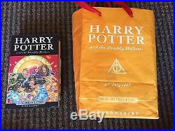 SIGNED Harry Potter and The Deathly Hallows First Edition Brand New