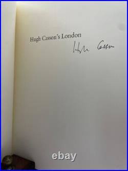SIGNED Hugh Casson's LONDON 1983 First edition in Original Dust-Jacket