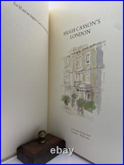 SIGNED Hugh Casson's LONDON 1983 First edition in Original Dust-Jacket
