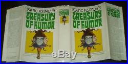 SIGNED, ISAAC ASIMOV, FIRST EDITION, FIRST PRINTING, TREASURY OF HUMOR, with DJ