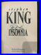 SIGNED Insomnia by Stephen King (UK 1st Edition, 1st Print) (Hardcover)