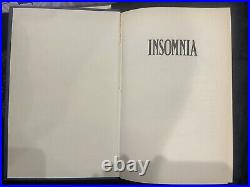 SIGNED Insomnia by Stephen King (UK 1st Edition, 1st Print) (Hardcover)