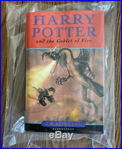 SIGNED J. K. Rowling Harry Potter and the Goblet of Fire 1st/1st Edition UK