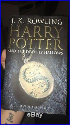 SIGNED J. K. Rowling Harry Potter & the Deathly Hallows First Edition Hardback UK+