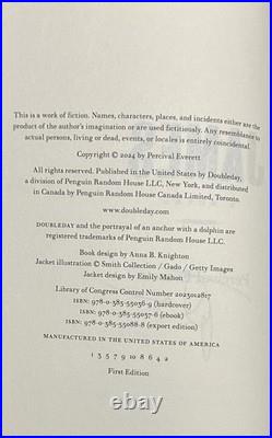 SIGNED JAMES by Percival Everett Pulitzer! 1st Edition/1st Printing New! 2024