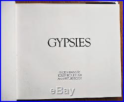 SIGNED JOSEF KOUDELKA GYPSIES 1975 1ST EDITION & PRINTING WithDUST JACKET