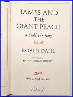 SIGNED James and the Giant Peach FIRST EDITION Roald DAHL 1961