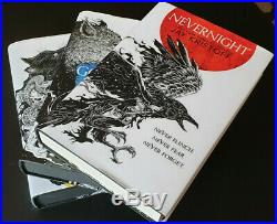 SIGNED Jay Kristoff COMPLETE NEVERNIGHT Trilogy ALL UK First Editions FINE