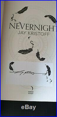 SIGNED Jay Kristoff COMPLETE NEVERNIGHT Trilogy ALL UK First Editions FINE