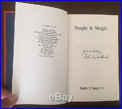 SIGNED John Le Carre Single and Single RARE First Edition 1/1 Juggling DJ