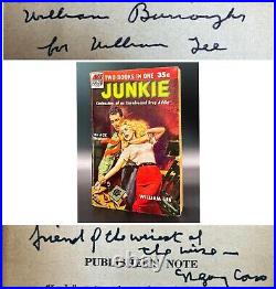 SIGNED Junkie FIRST EDITION William Lee / Burroughs / Corso 1953 Junky
