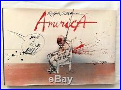 SIGNED LIMITED AMERICA 1ST EDITION of RALPH STEADMAN 1/500 FINE IN DJ #2