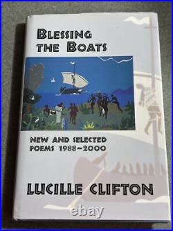 SIGNED LUCILLE CLIFTON Blessing The Boats First Edition Hardcover