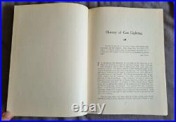 SIGNED Lighting By Gas Outline Of Its History D. Chandler 1936 1st Edition Book